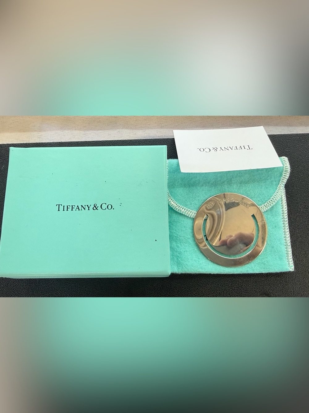 Tiffany & Co. 1837 Collection Sterling Silver Vintage 1999 Engraved SAP Bookmark